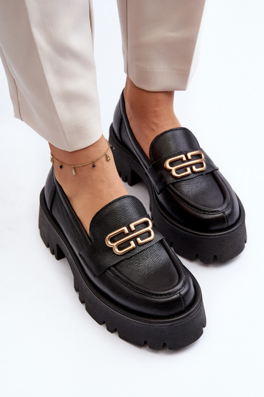 Zazoo 20164  Mokasinai  Juodos spalvos