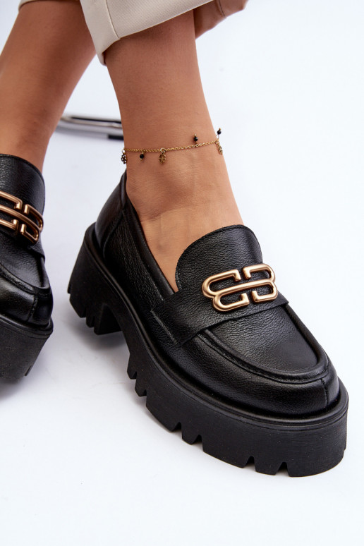 Zazoo 20164  Mokasinai  Juodos spalvos