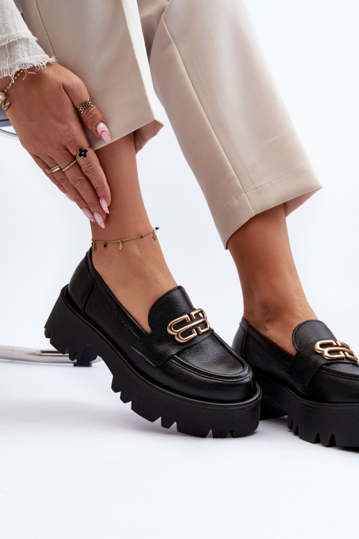 Zazoo 20164  Mokasinai  Juodos spalvos