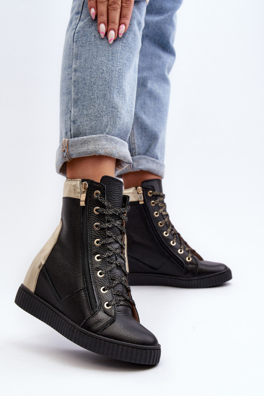 Zazoo 3081   Laisvalaikio bateliai  Juodos spalvos