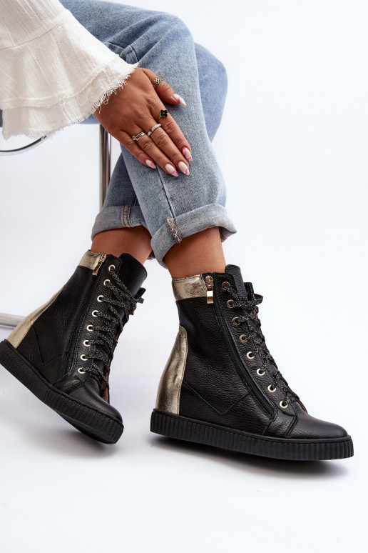 Zazoo 3081   Laisvalaikio bateliai  Juodos spalvos