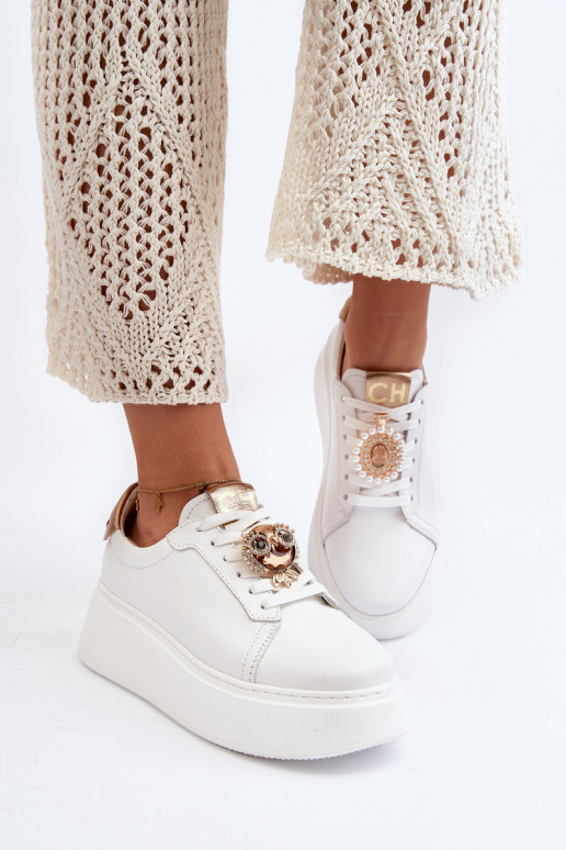     modelio batai CheBello 4411 baltos spalvos