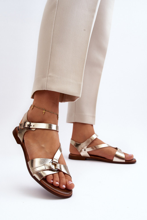 Zazoo 40182 Moteriškos basutės  aukso spalvos