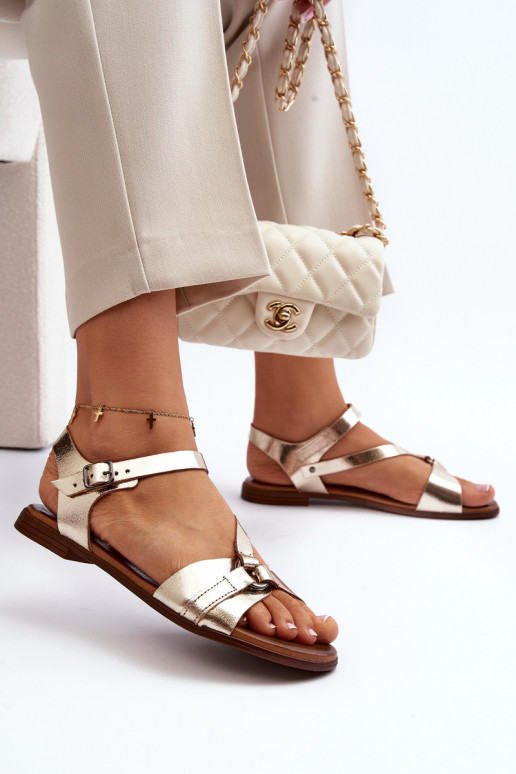 Zazoo 40182 Moteriškos basutės  aukso spalvos