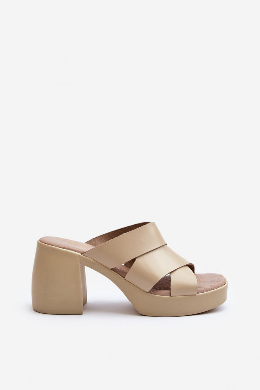 Zazoo 40373 Šlepetės  smėlio spalvos Zazoo 40373 Šlepetės  smėlio spalvos