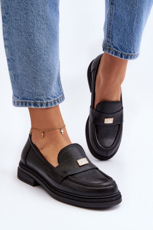 Zazoo 20165   moteriški mokasinai Juodos spalvos