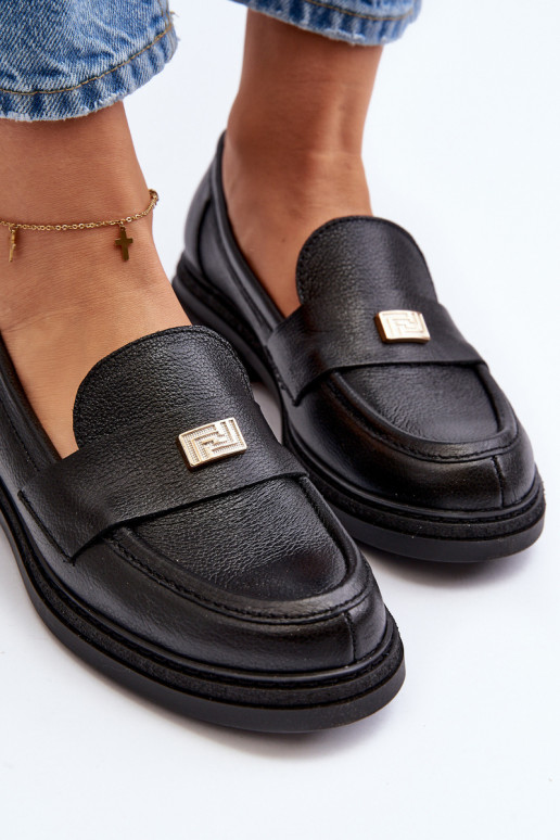 Zazoo 20165   moteriški mokasinai Juodos spalvos