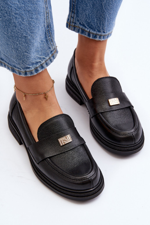 Zazoo 20165   moteriški mokasinai Juodos spalvos