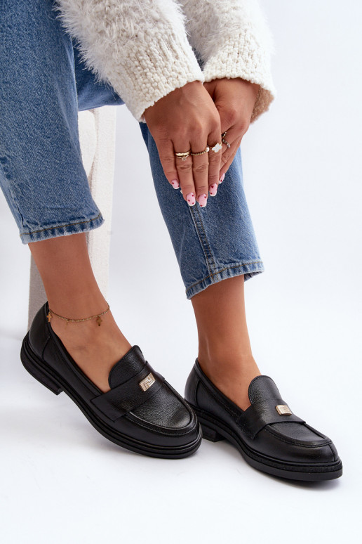 Zazoo 20165   moteriški mokasinai Juodos spalvos