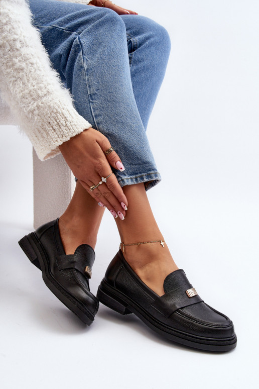 Zazoo 20165   moteriški mokasinai Juodos spalvos