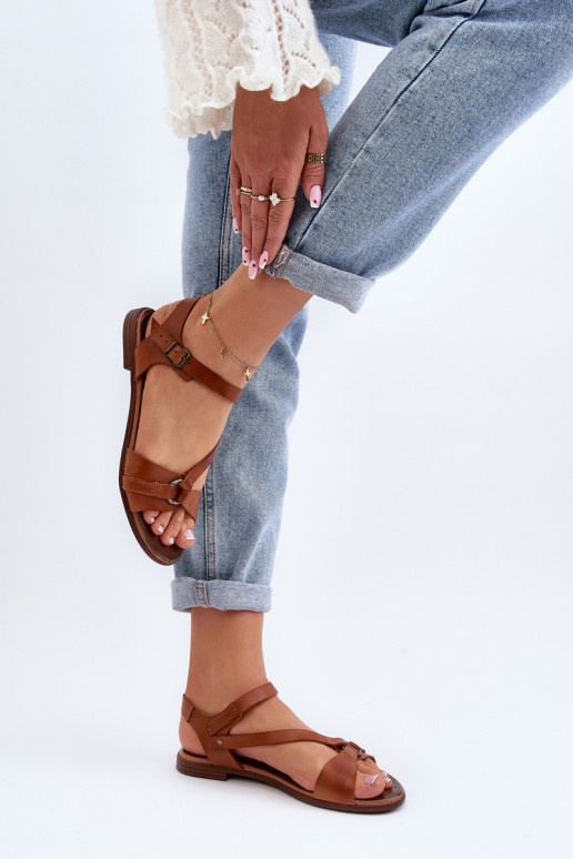 Zazoo 40182 Moteriškos basutės  rudos spalvos