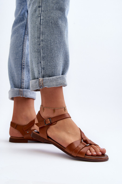 Zazoo 40182 Moteriškos basutės  rudos spalvos