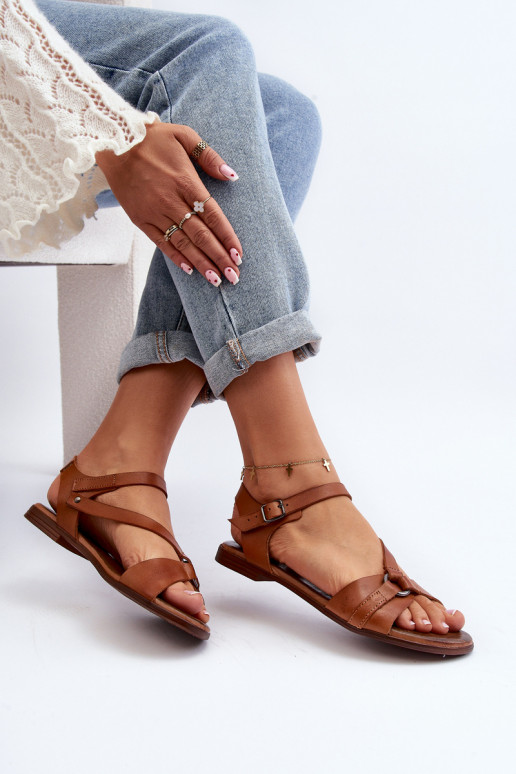 Zazoo 40182 Moteriškos basutės  rudos spalvos