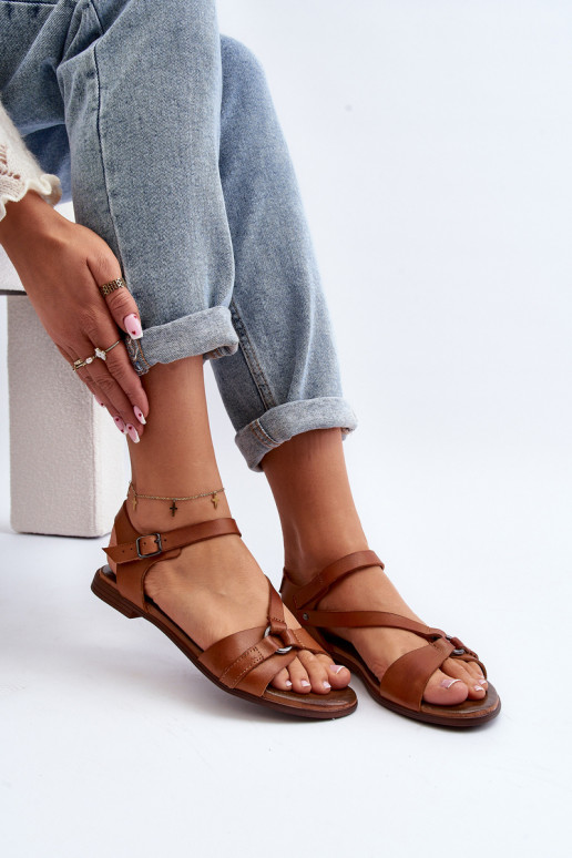 Zazoo 40182 Moteriškos basutės  rudos spalvos