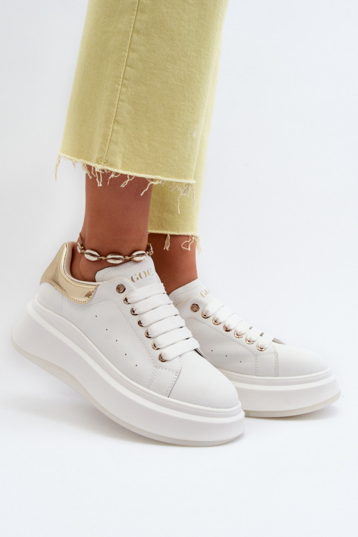 modelio batai  GOE NN2N4031 baltos spalvos    modelio batai  GOE NN2N4031 baltos spalvos