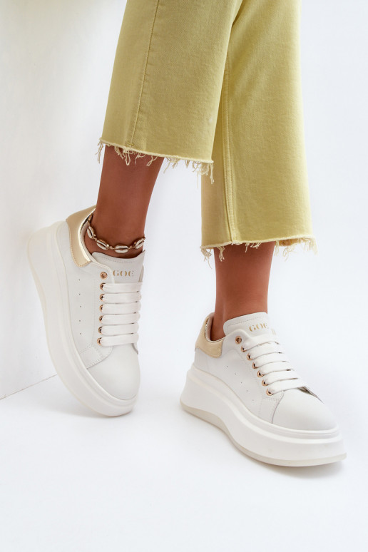 modelio batai  GOE NN2N4031 baltos spalvos    modelio batai  GOE NN2N4031 baltos spalvos