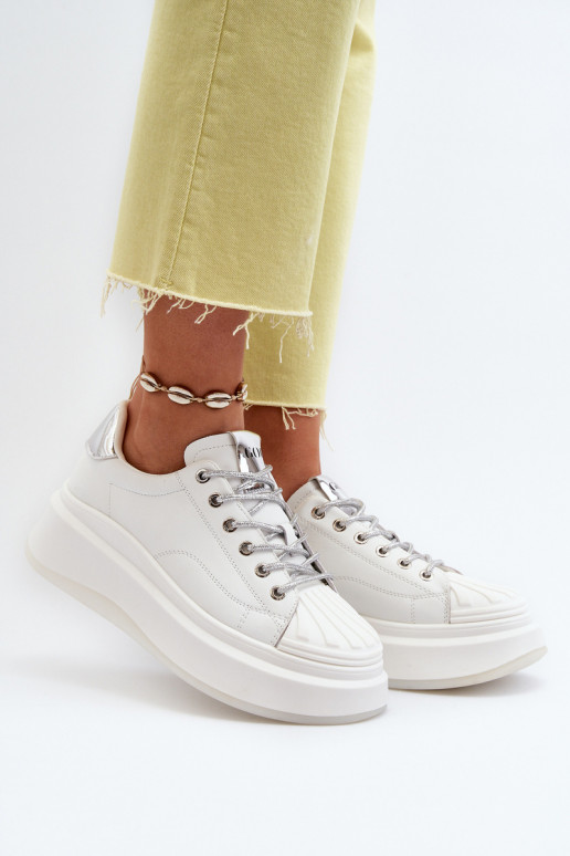    modelio batai  su platforma GOE NN2N4033 baltos spalvos