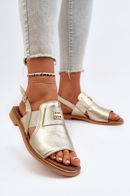 Zazoo 40385  Moteriškos basutės aukso spalvos