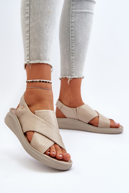 Zazoo 40392 Moteriškos basutės  smėlio spalvos