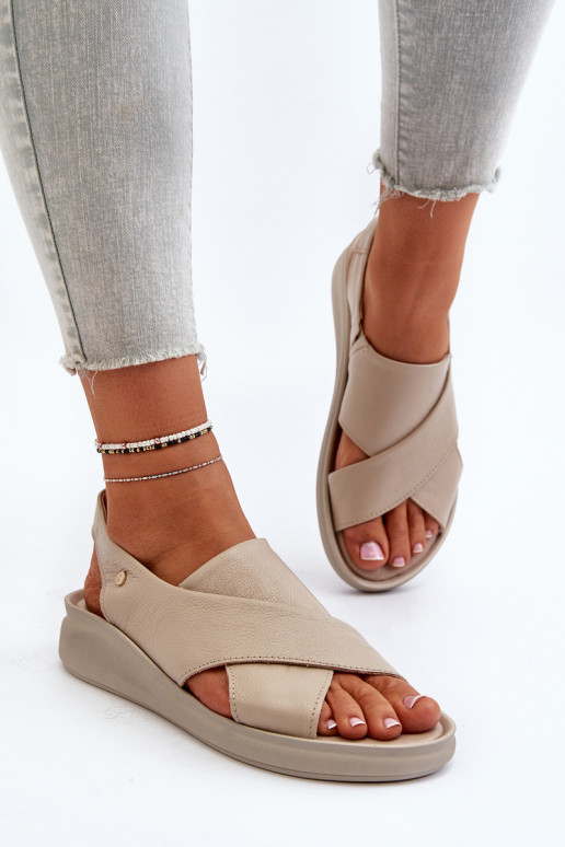 Zazoo 40392 Moteriškos basutės  smėlio spalvos