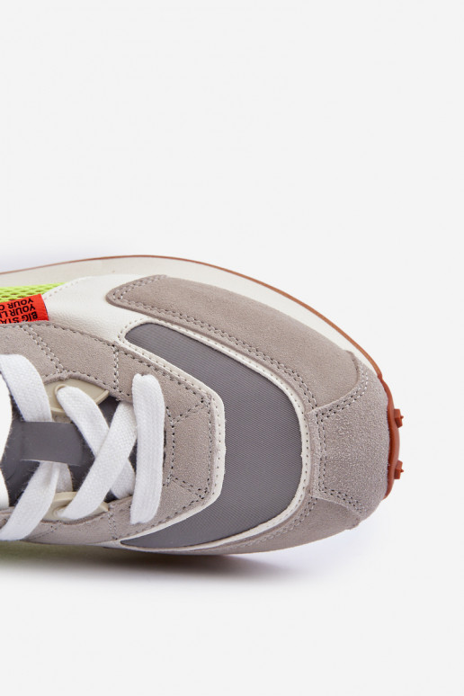 Vyriški sportiniai batai su Memory Foam sistema Big Star NN174344 pilkos spalvos