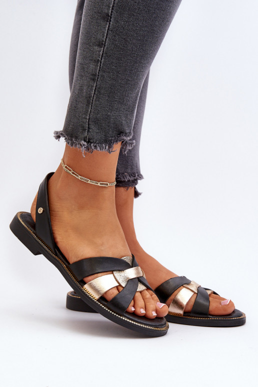 Zazoo 40382 Moteriškos basutės   Juodos spalvos