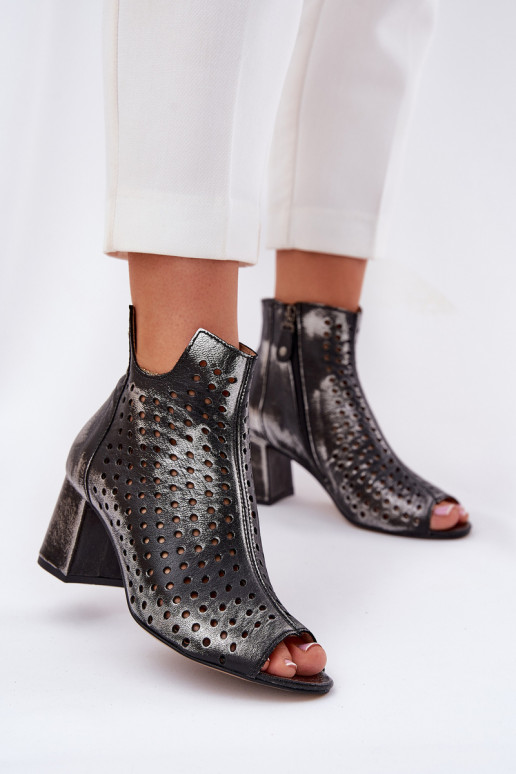   Ažūriniai aulinukai  05420-01 Juodos spalvos