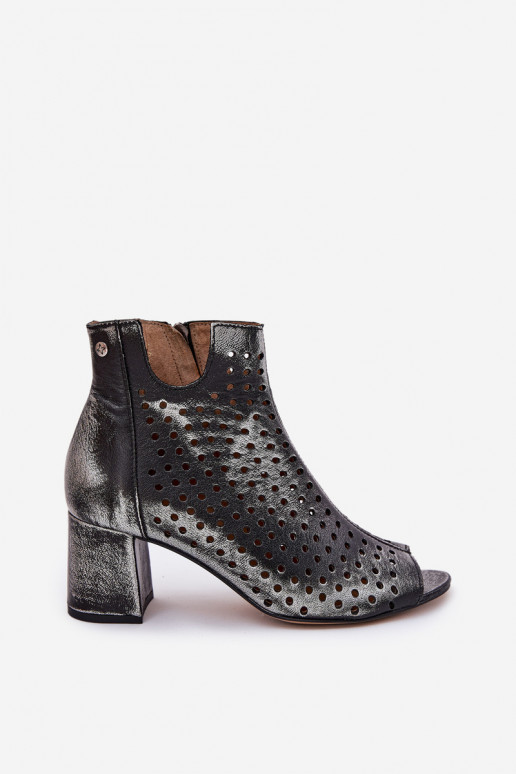   Ažūriniai aulinukai  05420-01 Juodos spalvos