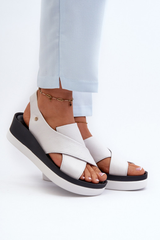 Zazoo 40256   Platforminės basutės baltos spalvos