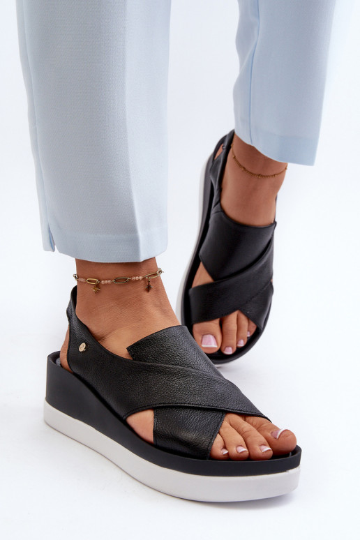 Zazoo 40256   Platforminės basutės Juodos spalvos