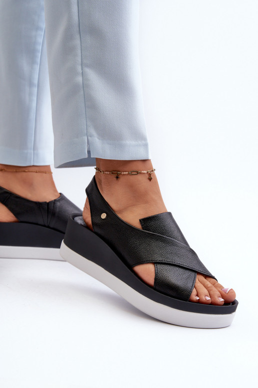 Zazoo 40256   Platforminės basutės Juodos spalvos