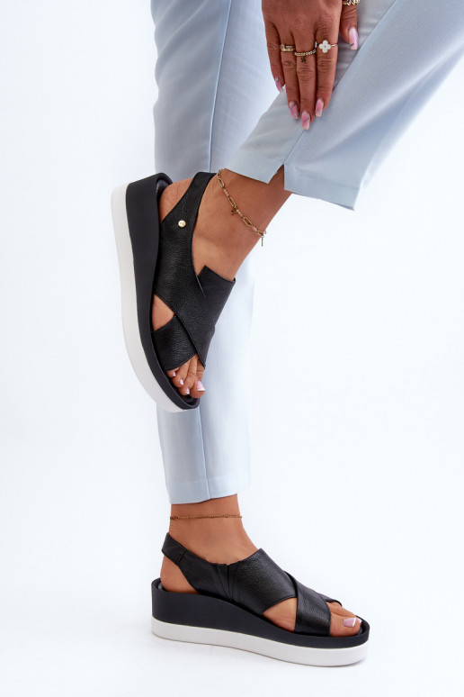 Zazoo 40256   Platforminės basutės Juodos spalvos