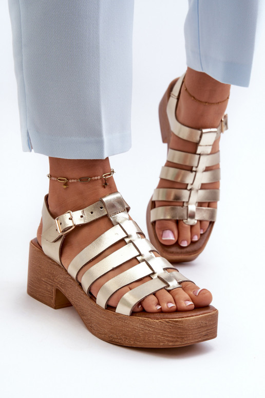 Zazoo 40410 Moteriškos basutės  aukso spalvos