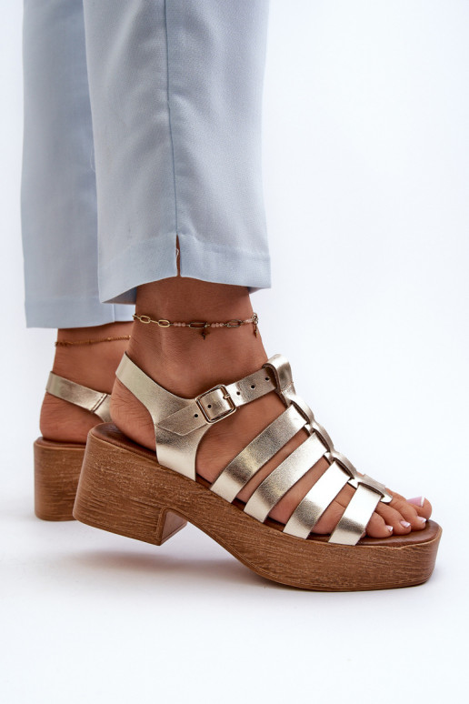 Zazoo 40410 Moteriškos basutės  aukso spalvos