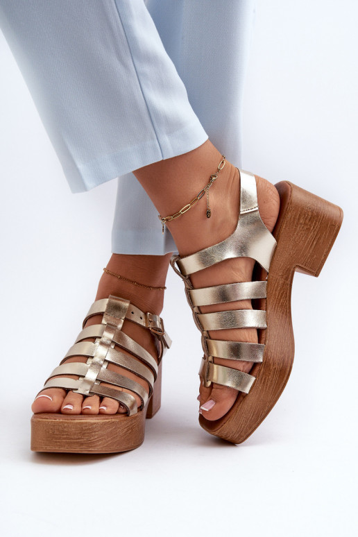 Zazoo 40410 Moteriškos basutės  aukso spalvos