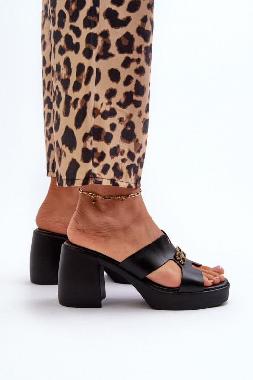 Zazoo 40419 Šlepetės   Juodos spalvos