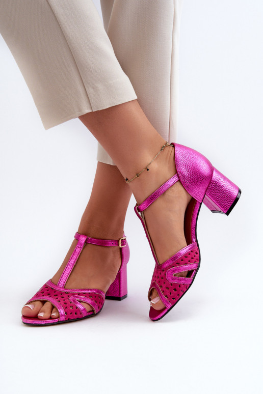 basutės    su kulniukais  06551-15 rožinės spalvos