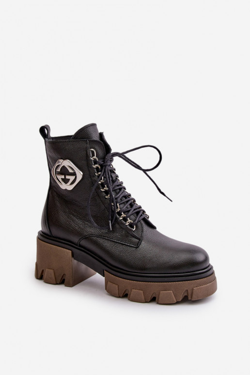 Zazoo 60376   pašiltinti Aulinukai su užtrauktukais Juodos spalvos