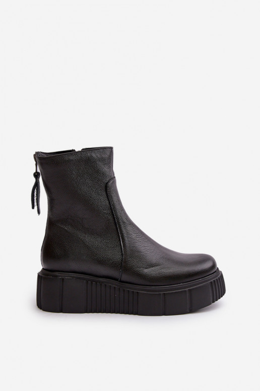 Zazoo 60369 Moteriški aulinukai  su platforma Juodos spalvos