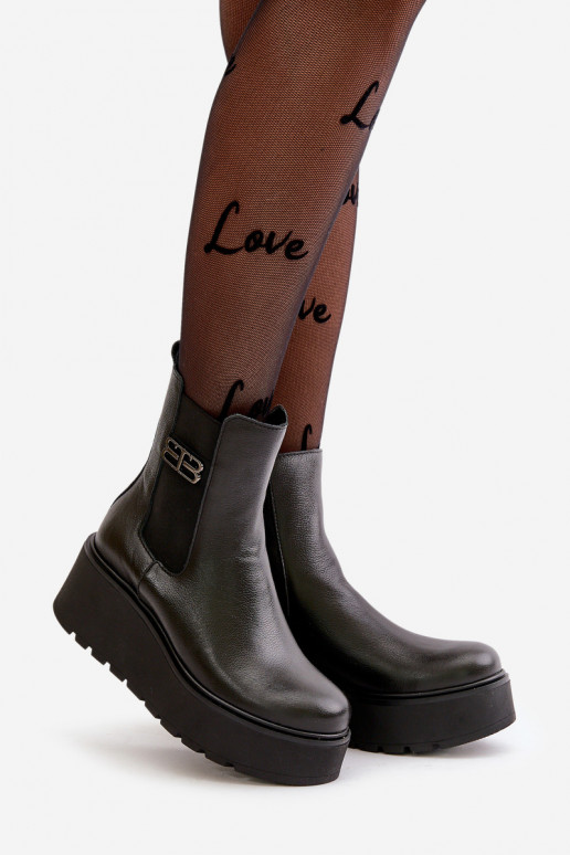 Zazoo 60498 Moteriški aulinukai   su platforma I Koturnie Juodos spalvos