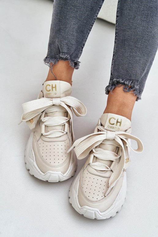     modelio batai smėlio spalvos CheBello 4583