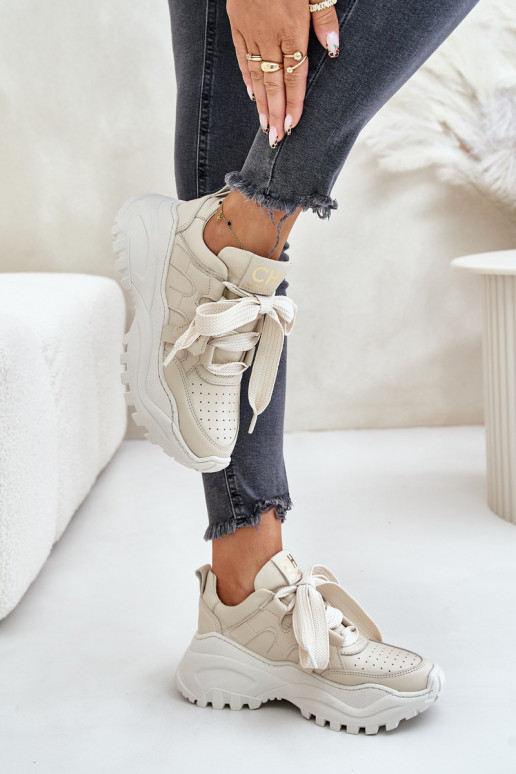     modelio batai smėlio spalvos CheBello 4583