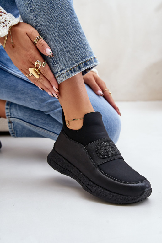 sportiniai bateliai su platforma   Juodos spalvos Artiker 55C0035