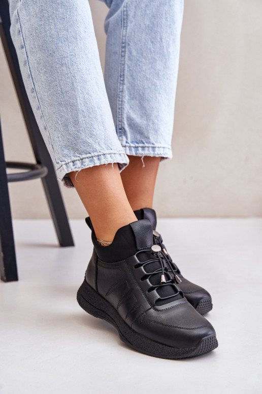 pašiltinti sportiniai bateliai    Artiker 55C0041 Juodos spalvos