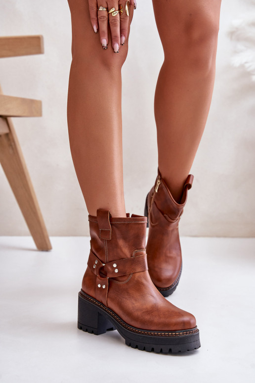 Moteriški aulinukai    3435 rudos spalvos