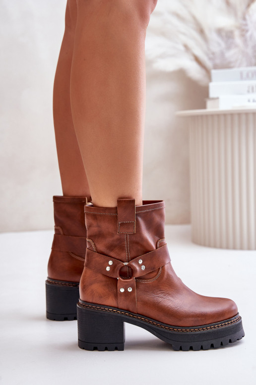 Moteriški aulinukai    3435 rudos spalvos