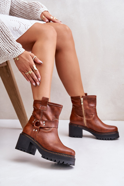 Moteriški aulinukai    3435 rudos spalvos