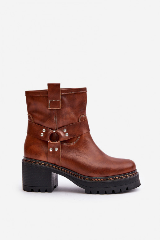 Moteriški aulinukai    3435 rudos spalvos