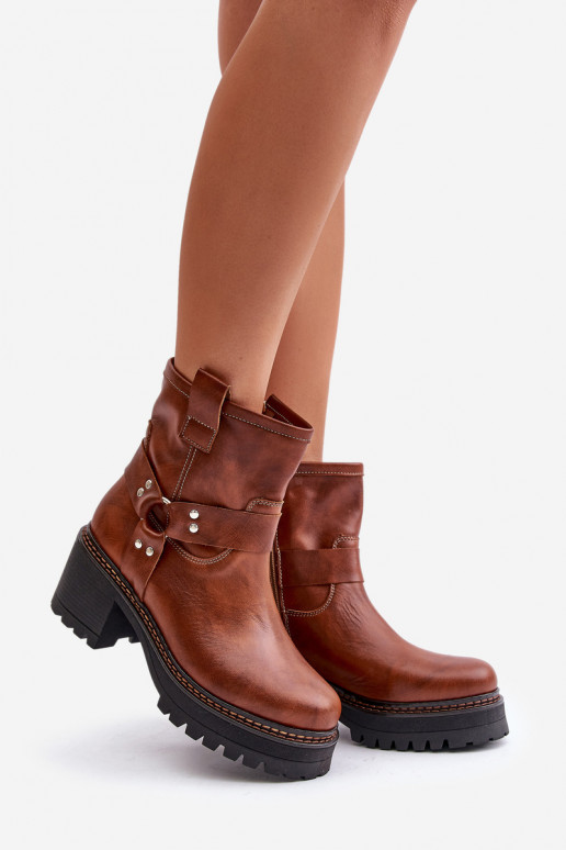 Moteriški aulinukai    3435 rudos spalvos