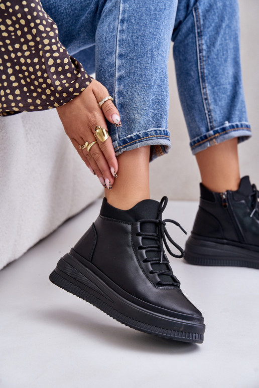    sportiniai bateliai su platforma Artiker 55C1041 Juodos spalvos